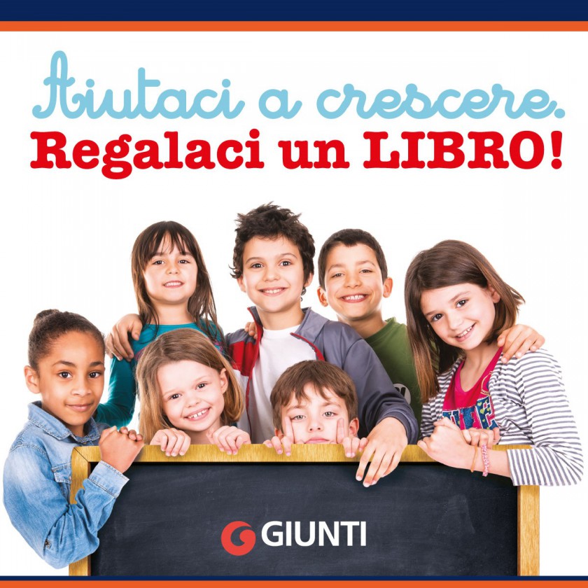 Aiutaci a crescere. Regalaci un LIBRO!