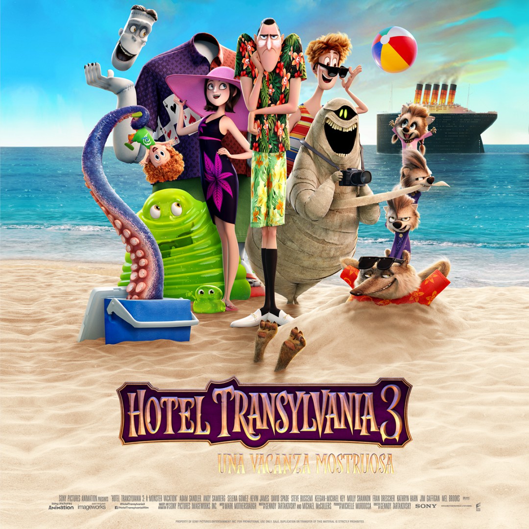 Mummia e Frankenstein di Hotel Transylvania 3 al Tiziano!