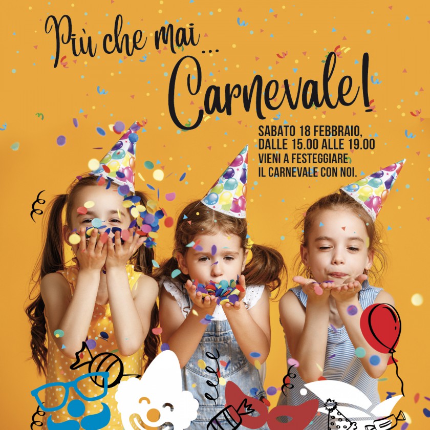 PI&Ugrave; CHE MAI&#8230; CARNEVALE!