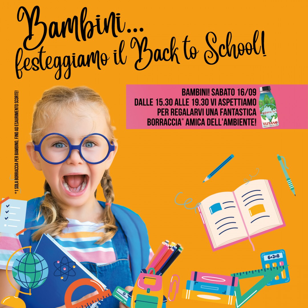 IL BACK TO SCHOOL &Egrave; ANCHE GREEN!